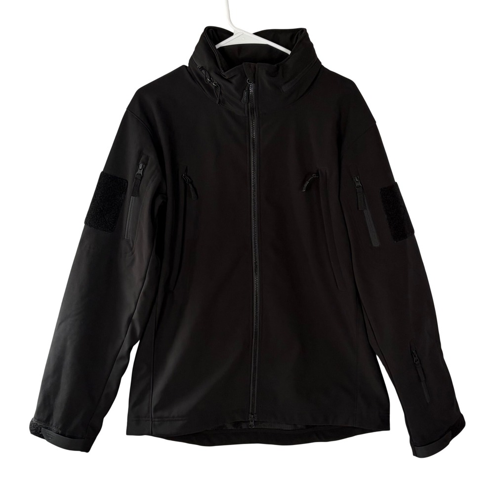 Condor Summit Soft Shell Jacket Black Tactical Military Style 602 Mens Medium